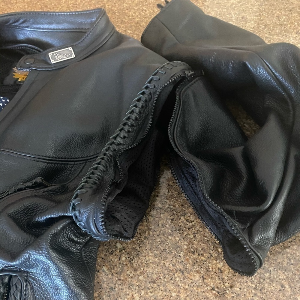 Vintage Authentic Harley Davidson Willie G Leather Jacket/Vest NWOT​​​​​​​​​​ - Picture 13 of 15